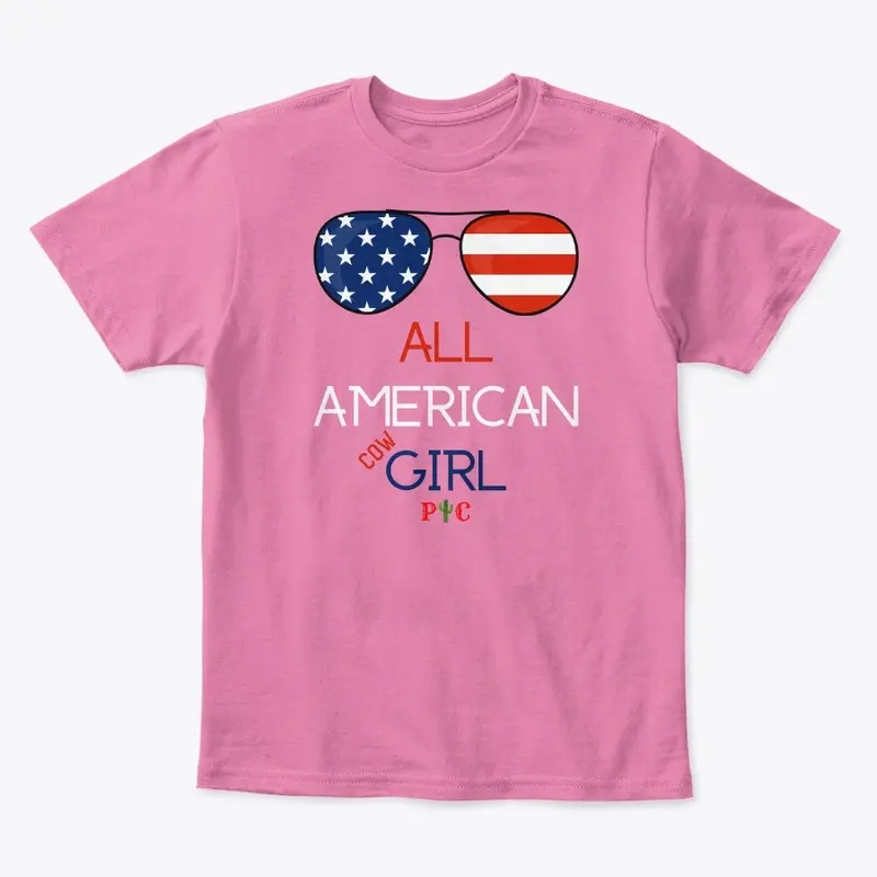 Kids American Cowgirl Tee